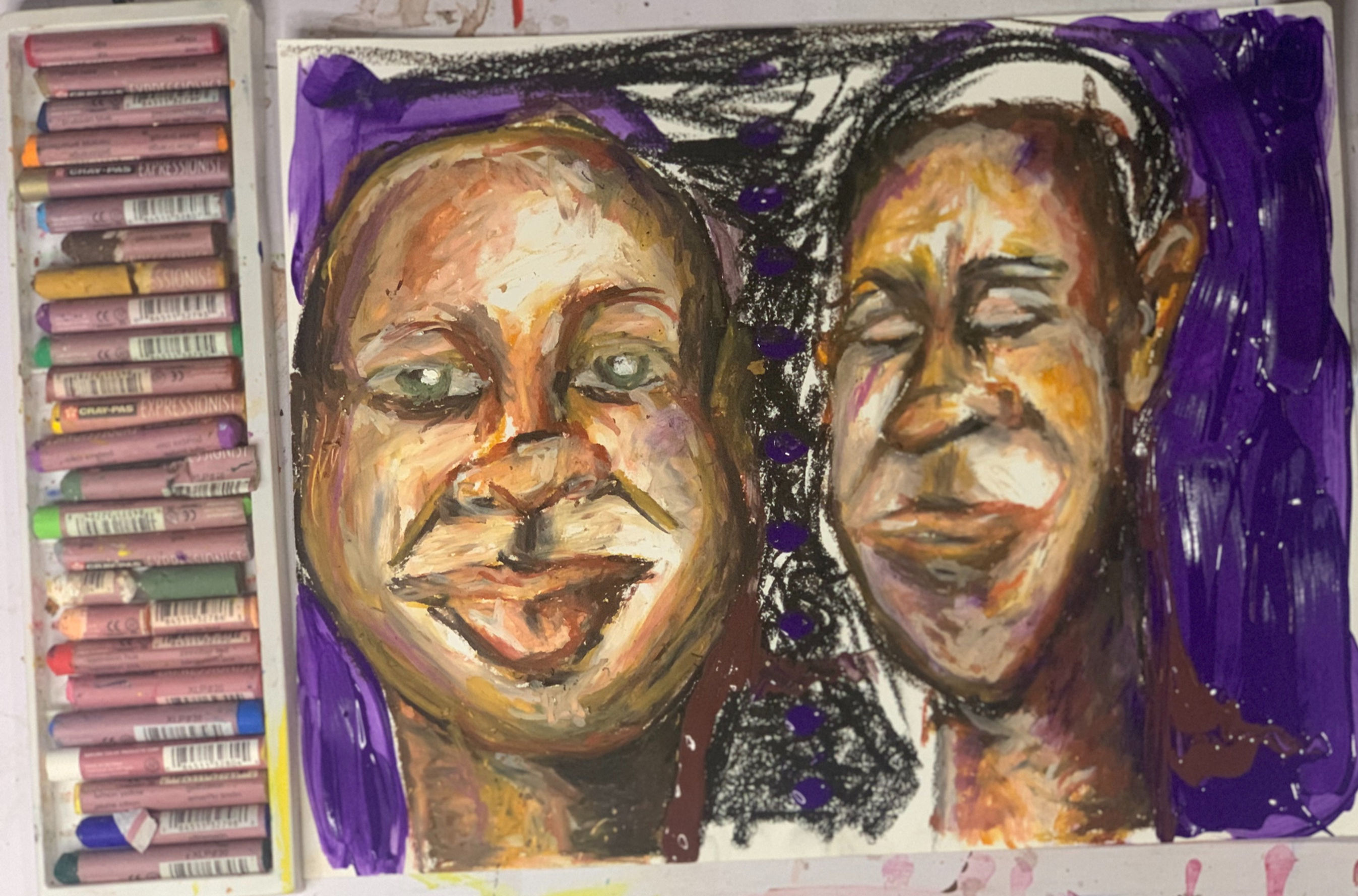 Portrait Study (4 of 7) 11 x 14 in (2021)