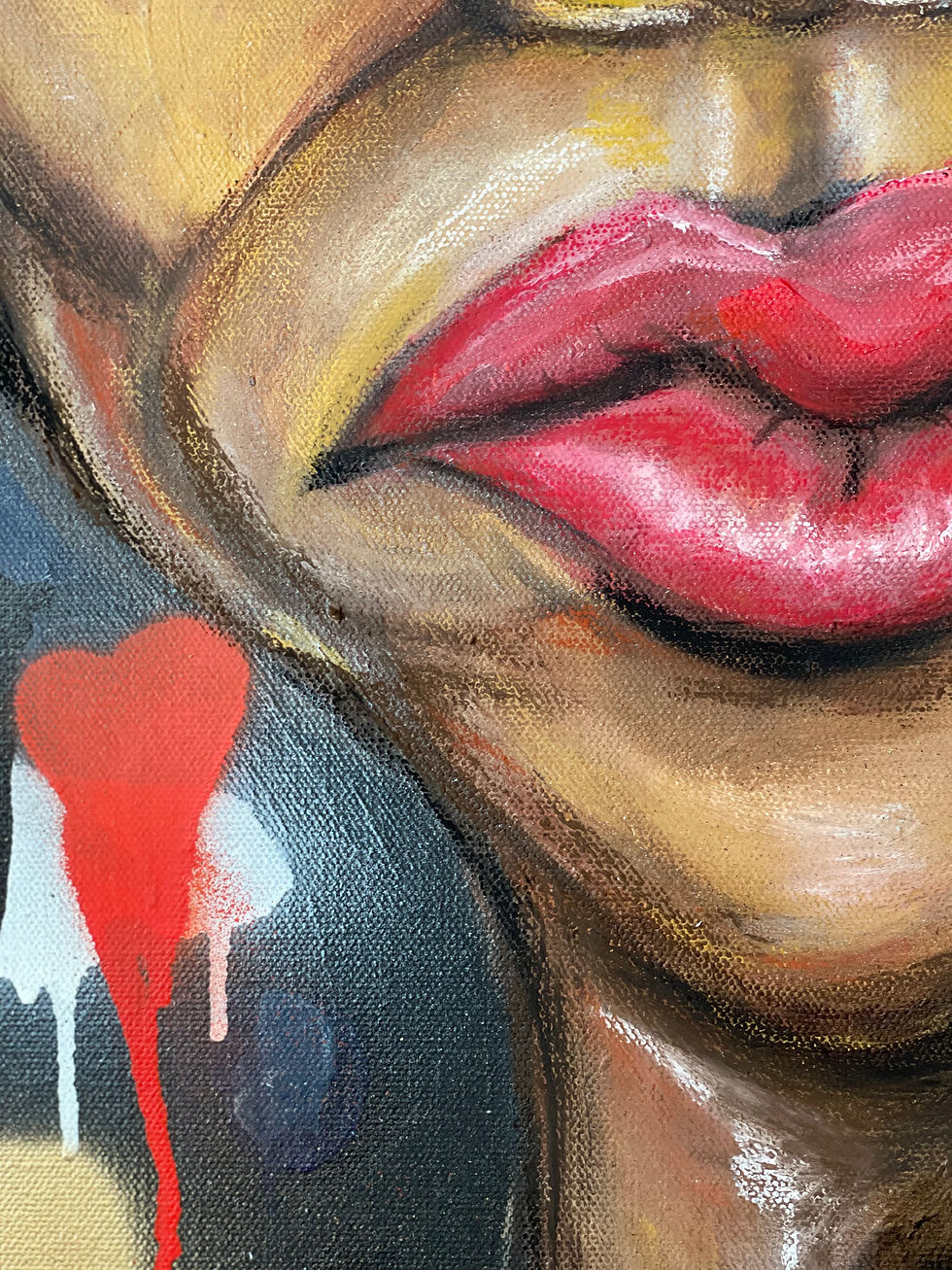 Thumbnail: They Break Our Hearts as if We Have Them to Spare, Love Sick 36 x 48 in (2021)