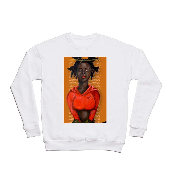 Thumbnail: Standing on Business Adult Unisex Crewneck Sweatshirt