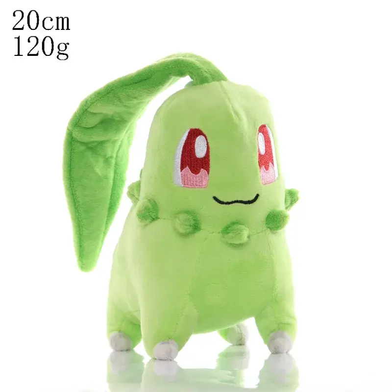 Thumbnail: Poupée toutou Pokemon Chikorita de 20cm