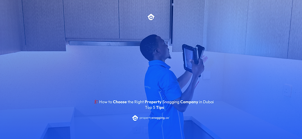 Snagging Company in Dubai