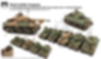 Plastic Soldier Company 1/72 Scale Allied Sherman M4A4 tanks & Firefly Tank in Hession camo 11th Ar