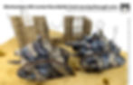 Warhammer 40k Leman Russ Battle Tanks moving through ruins