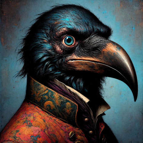 "The Nobleman of Tomorrow"
(Atlantic Version)

Hardboard Print 90*90 cm 
