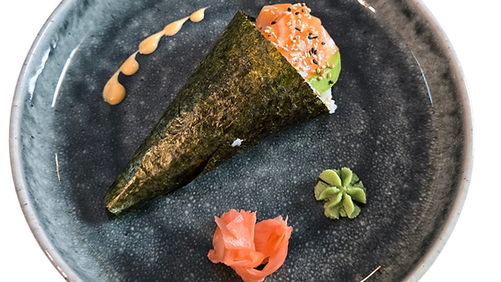 Temaki saumon avocat