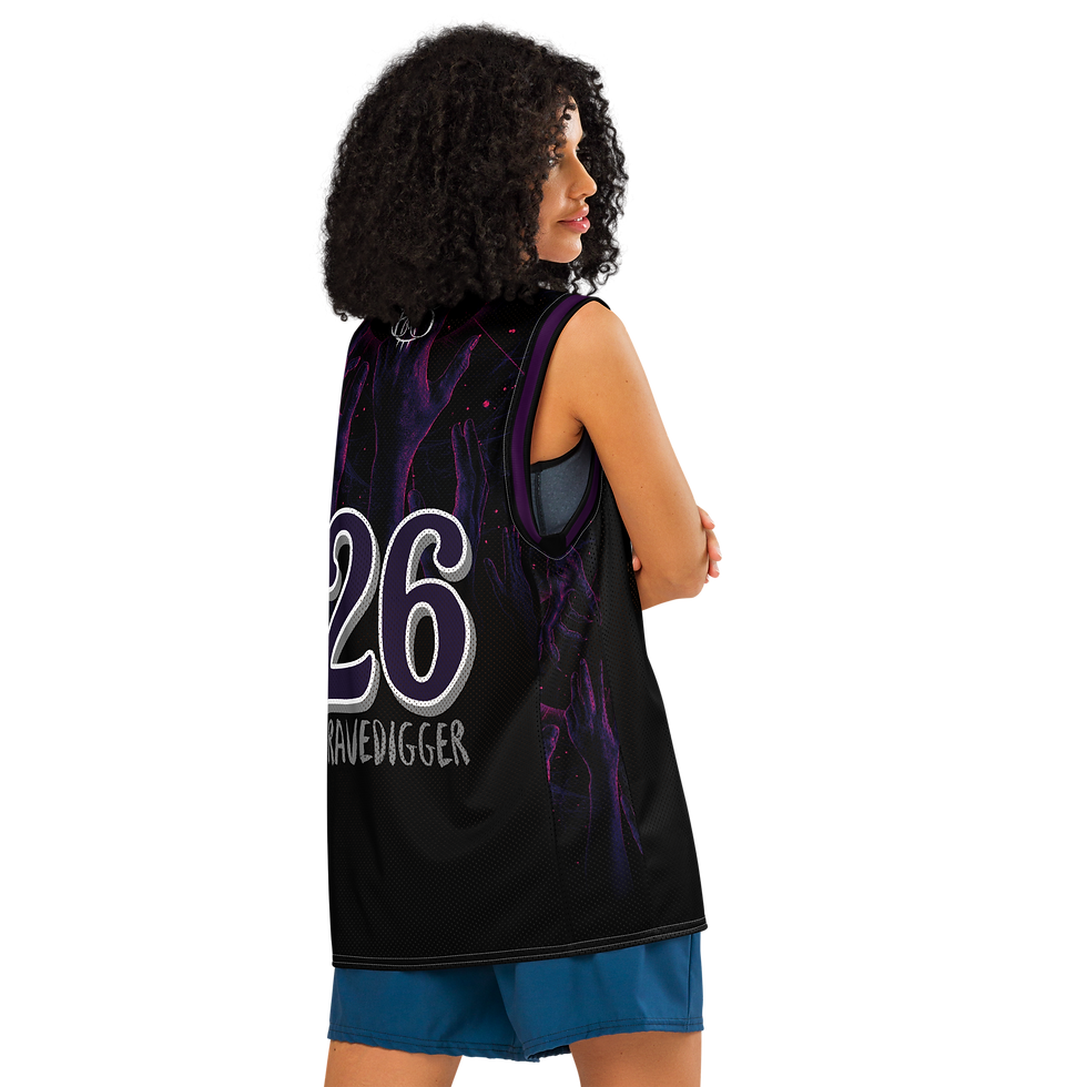 Thumbnail: Bury My Demons Basketball Jersey #26