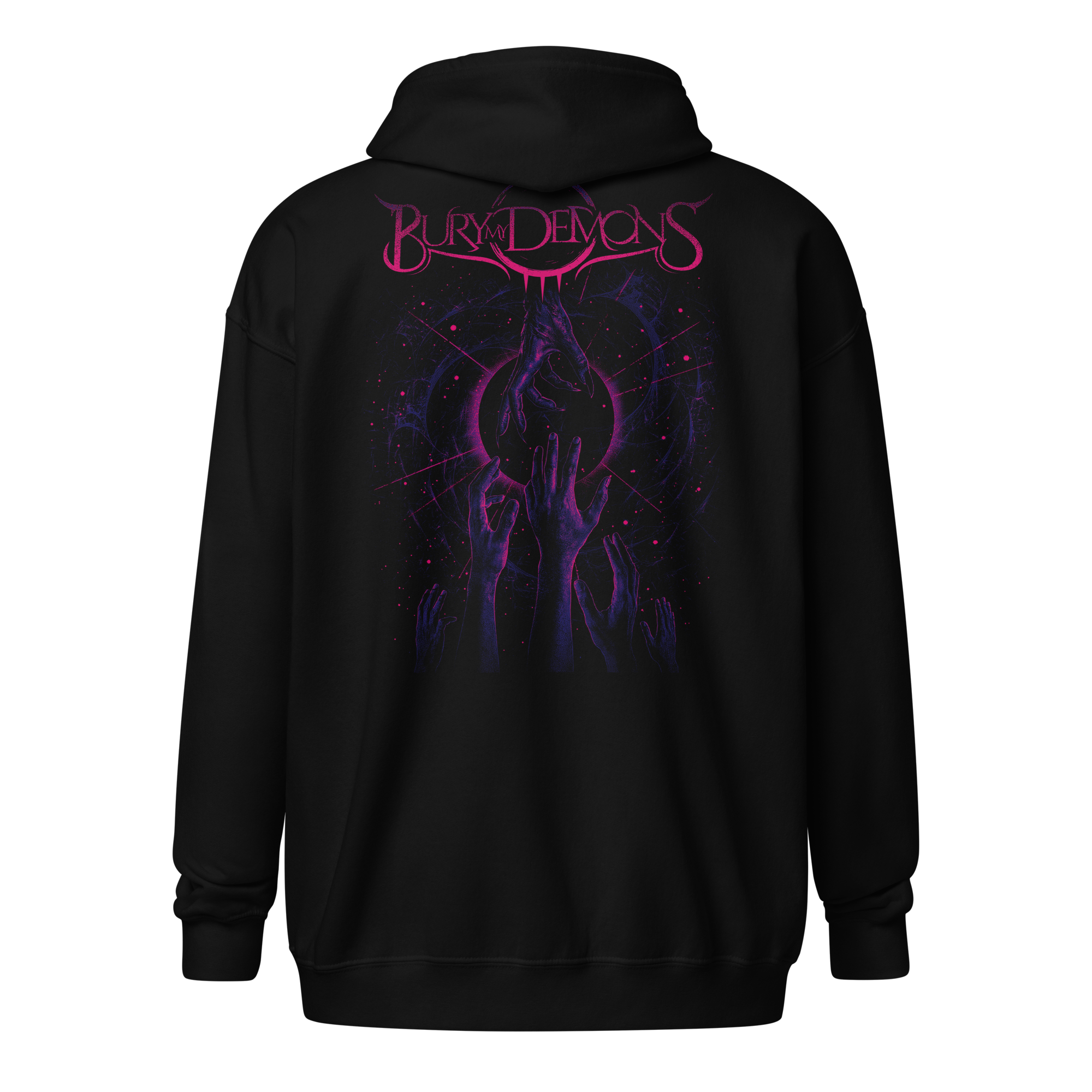 Ascending zip hoodie