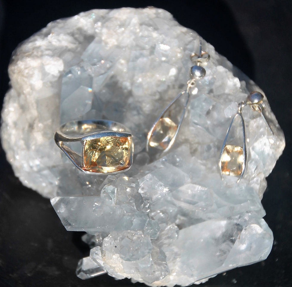 Parure Citrines