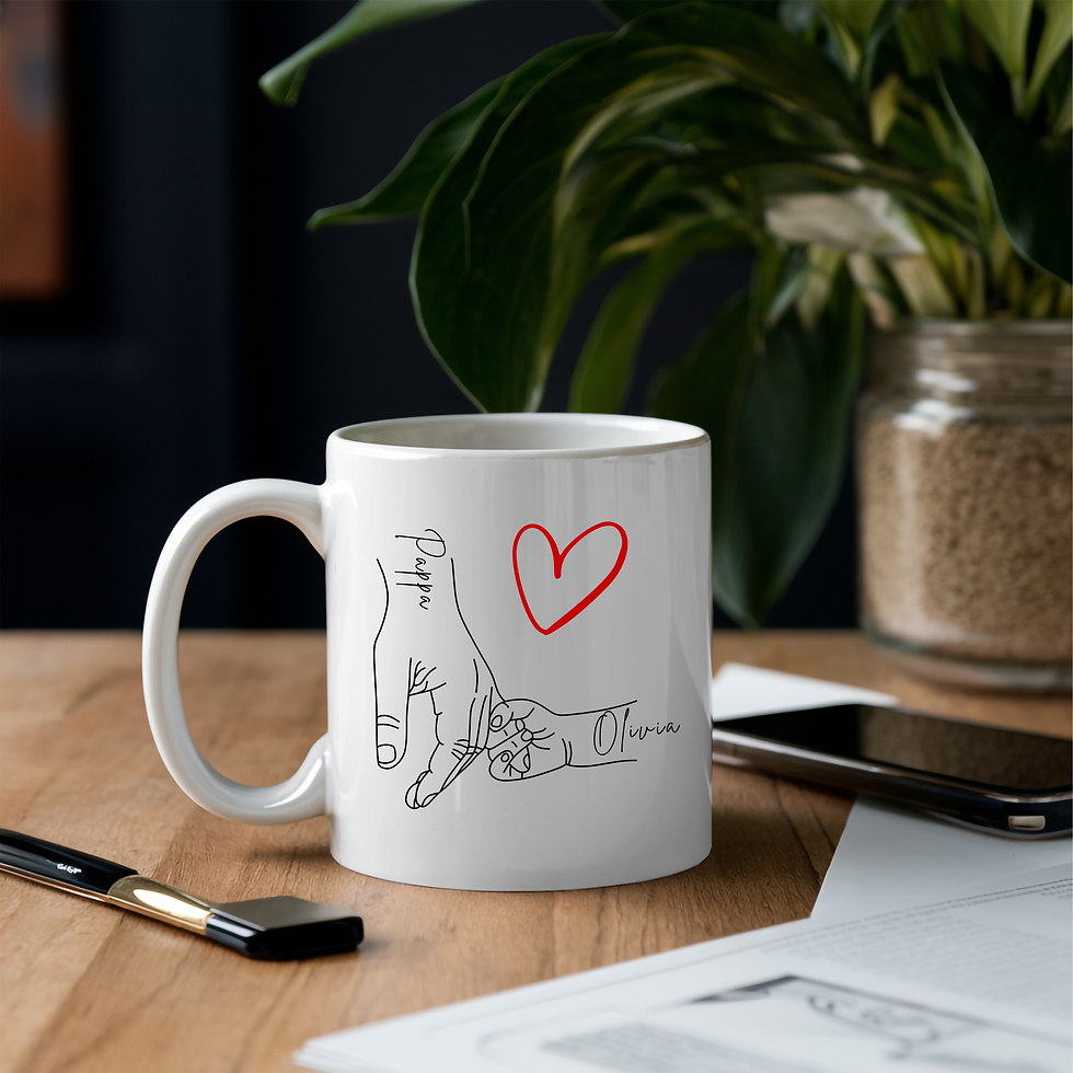 Farsdag Krus m/hender og navn