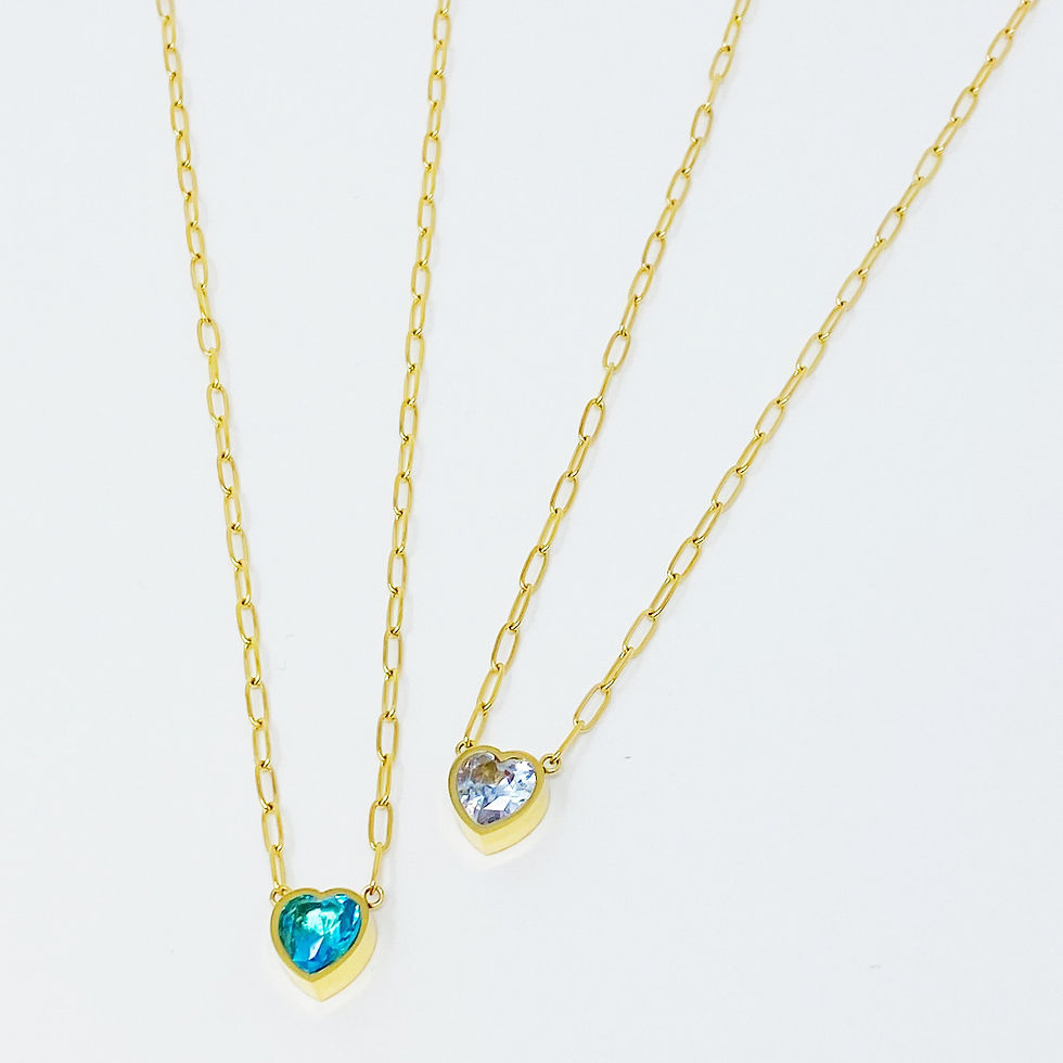 Thumbnail: Chained To My Heart Necklace