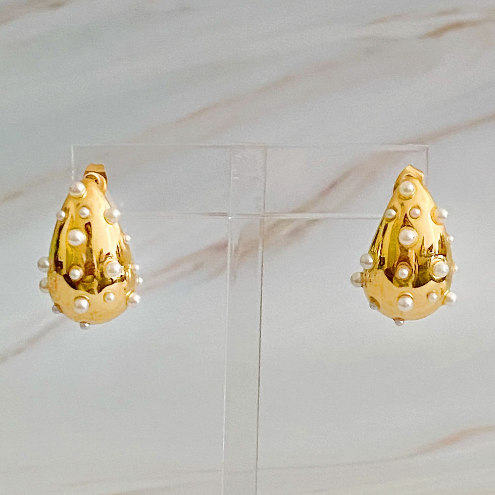 Thumbnail: So Chic Jeweled Teardrop Earrings