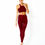 Thumbnail: Ashton Set - Sports Bra & Leggings - Maroon