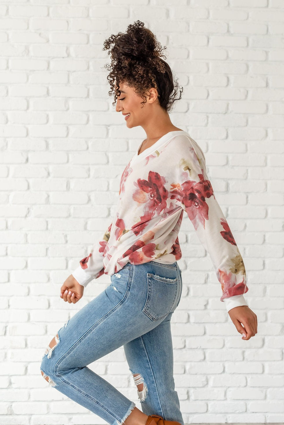 Thumbnail: Watch Me Bloom Floral Knit Top