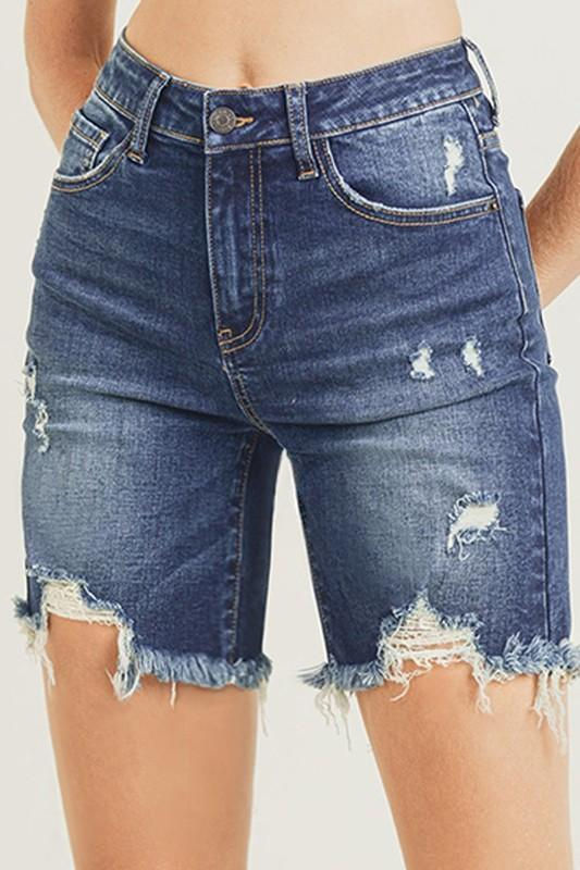 Thumbnail: Living My Best Life Distressed Shorts