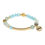 Thumbnail: Hdb3005 - "Grace" Mixed Beads Charm Braclet