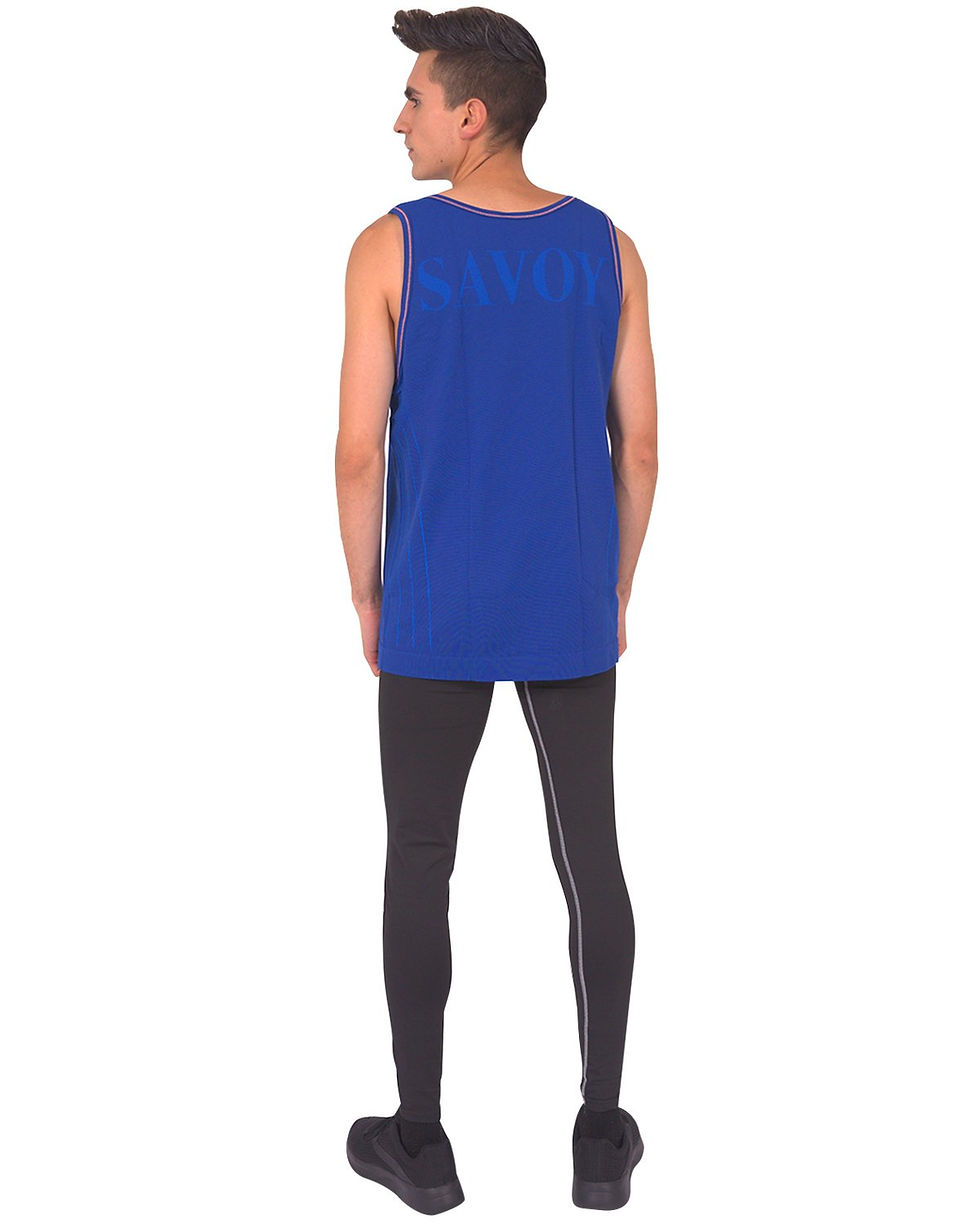 Thumbnail: Padua Tank Top - Blue [MADE IN ITALY]