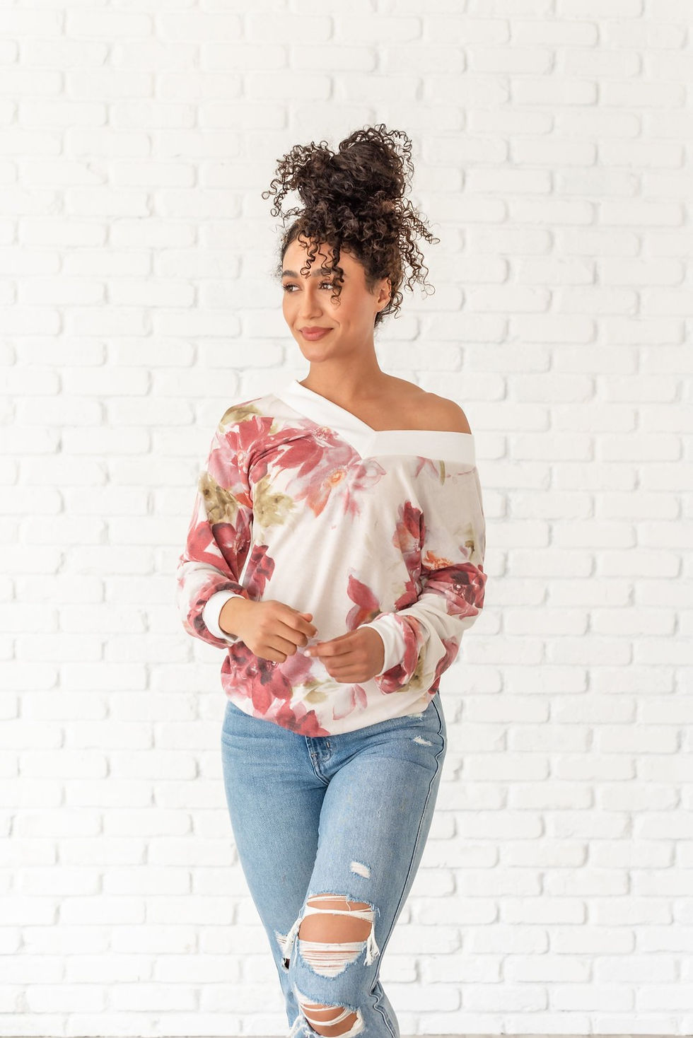 Thumbnail: Watch Me Bloom Floral Knit Top