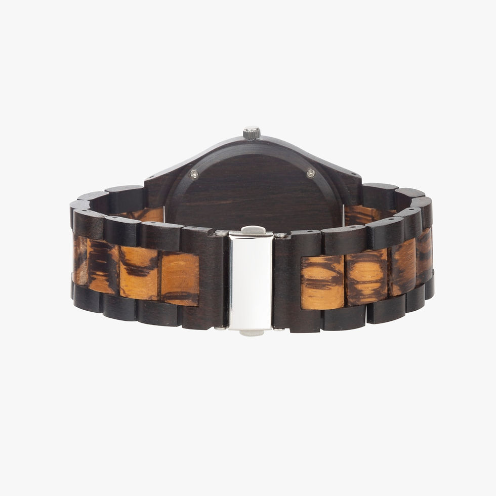 Thumbnail: Lord Is My Shepherd Indian Ebony Wooden Watch