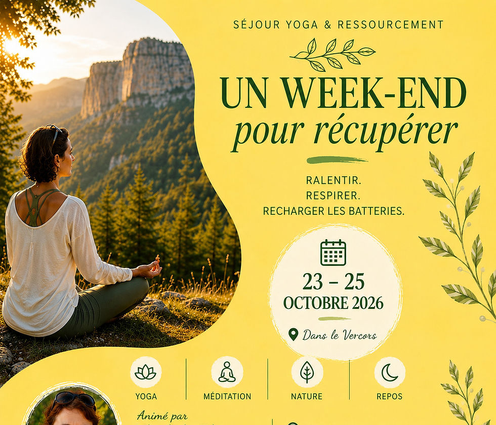 Séjour anti-Burn Out dans le Vercors