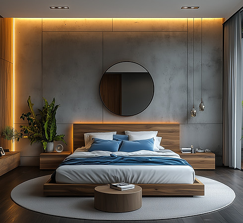 Decoration interieure, design chambre a coucher, Architecte Meknes Maroc