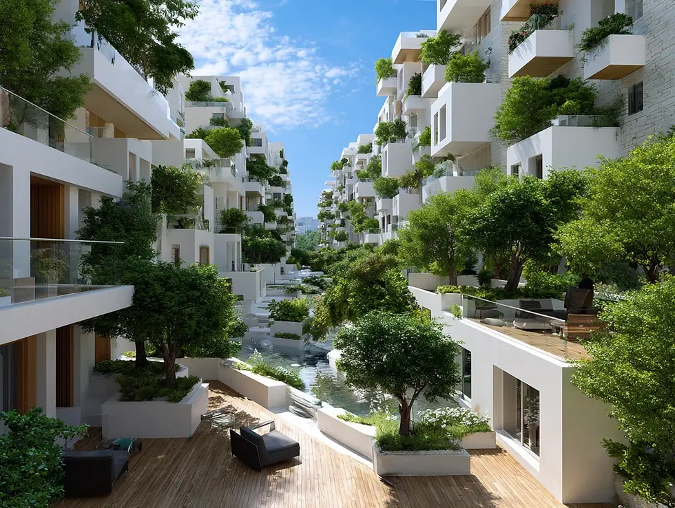 résidences vertes, habitat durable