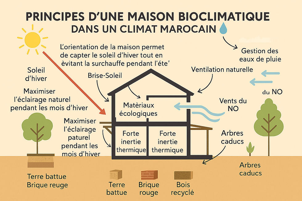 Principes d'une maison bioclimatique