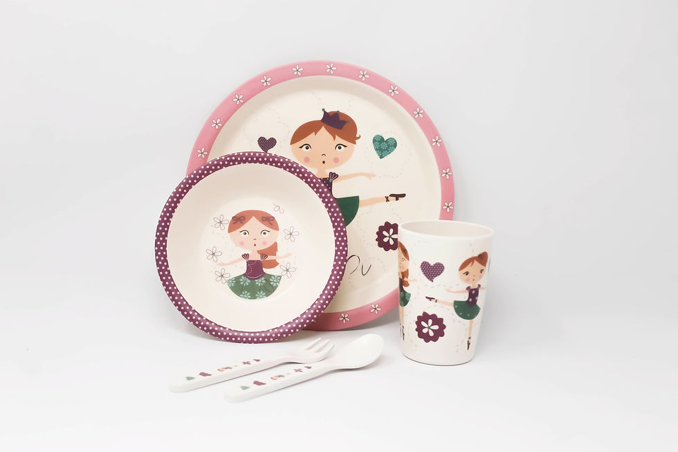 Vajilla infantil Dancing Girl