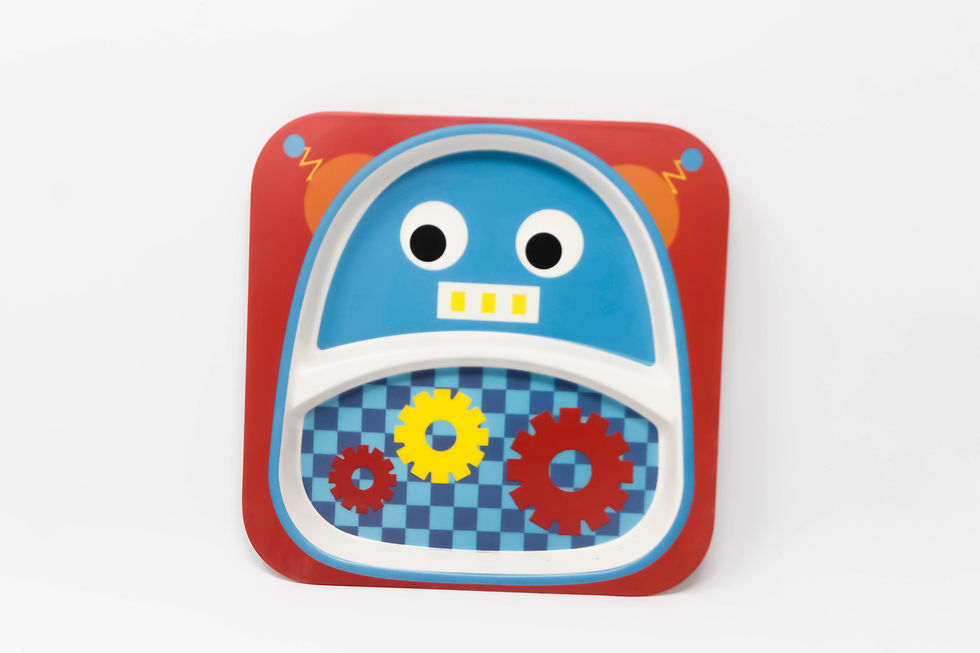 Miniatura: Vajilla infantil Robot Rojo