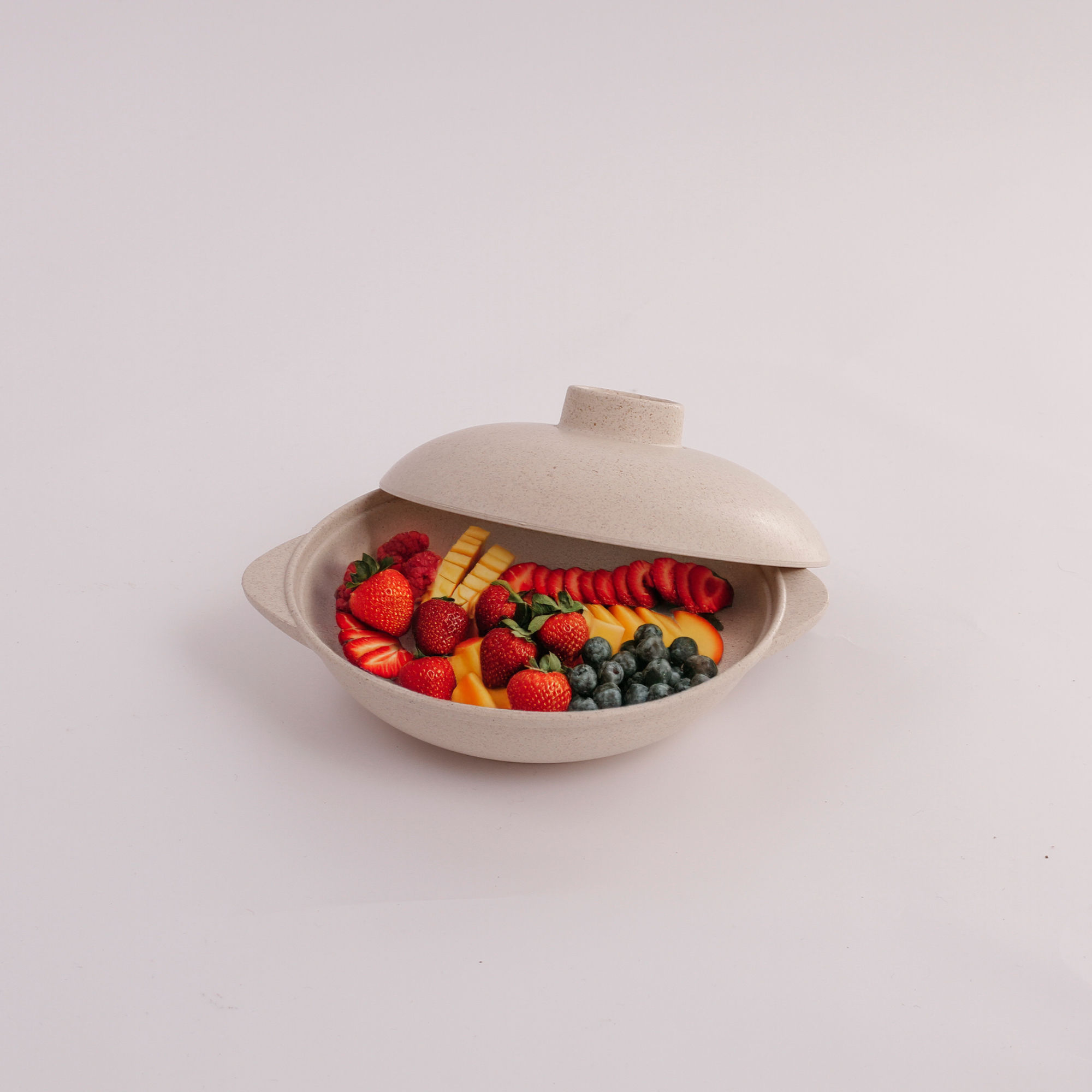 Plato con tapa pequeña