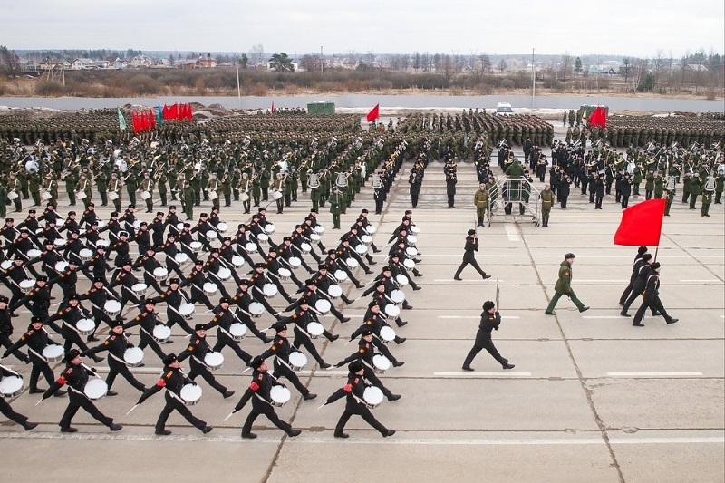Подготовка к параду Победы