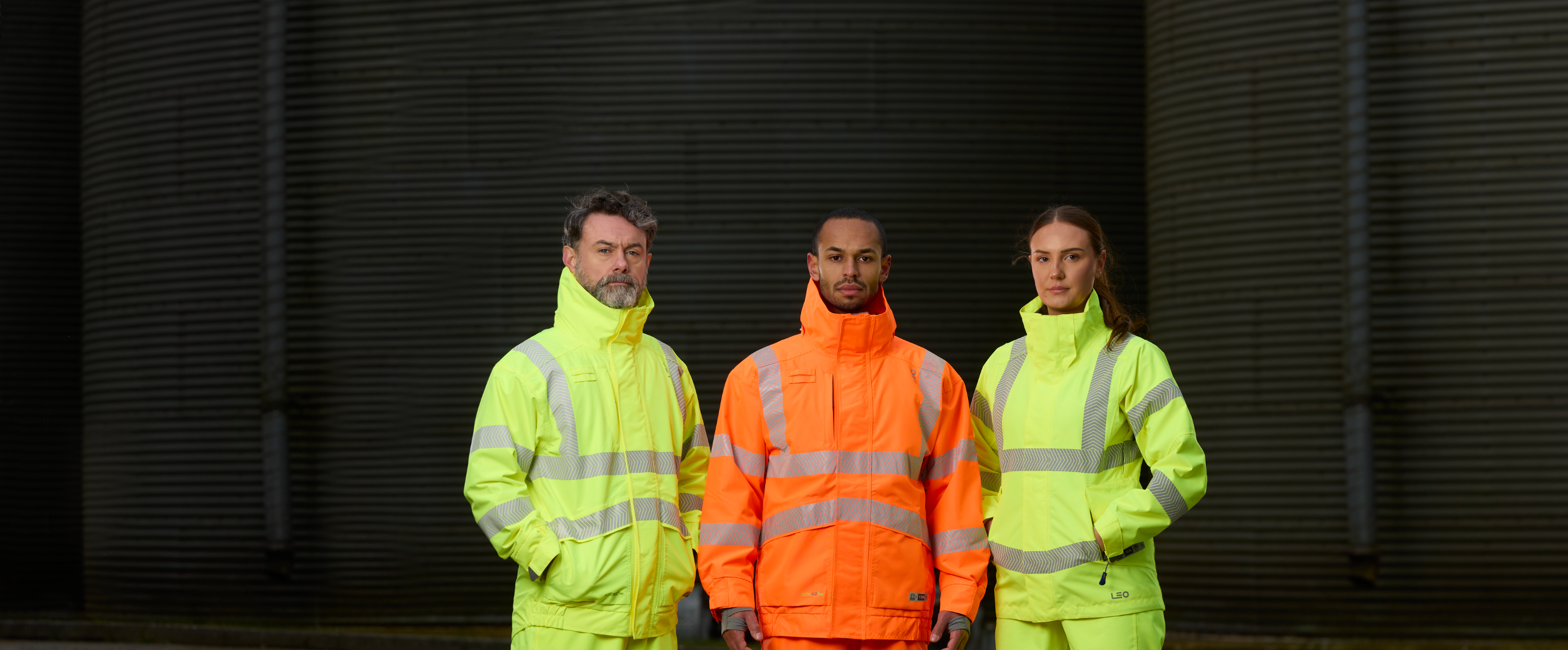 Leo Workwear men's and women's high-visibility outerwear