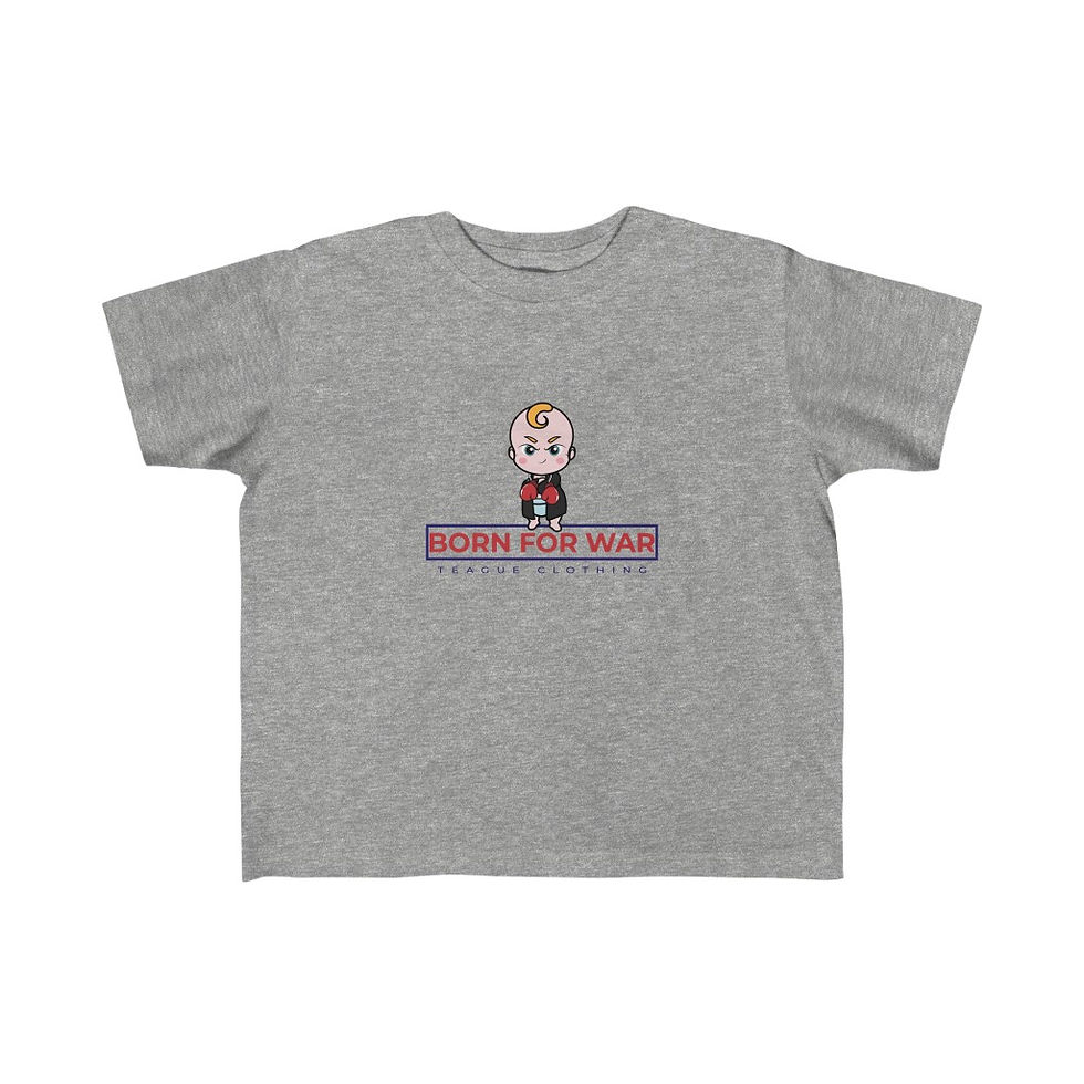 Miniatura: Kid's Fine Jersey Tee Born For War