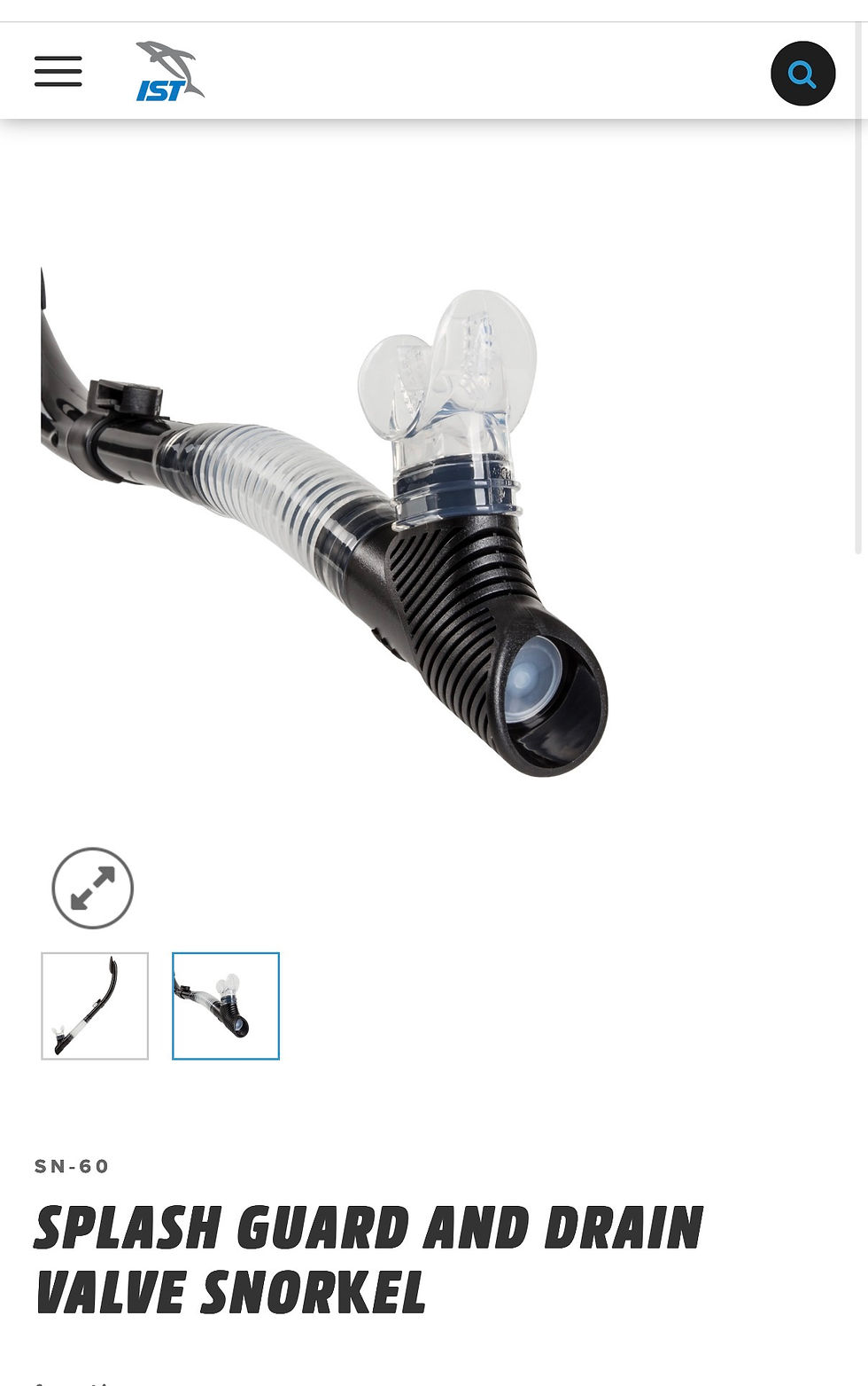 Thumbnail: IST snorkel