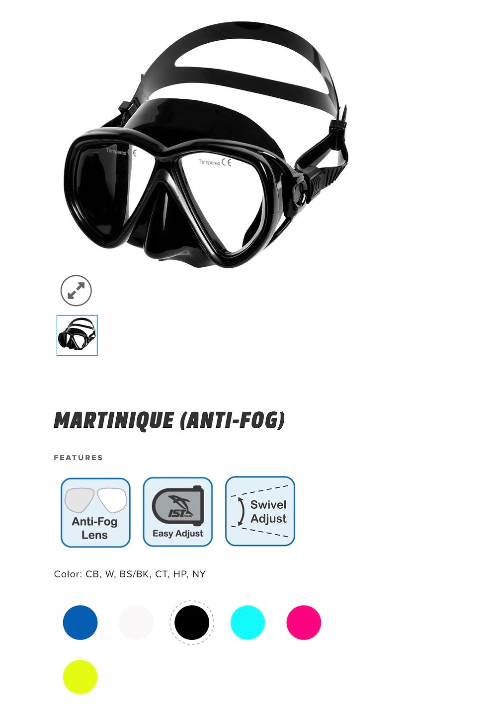 Thumbnail: IST Martinique AF Masks