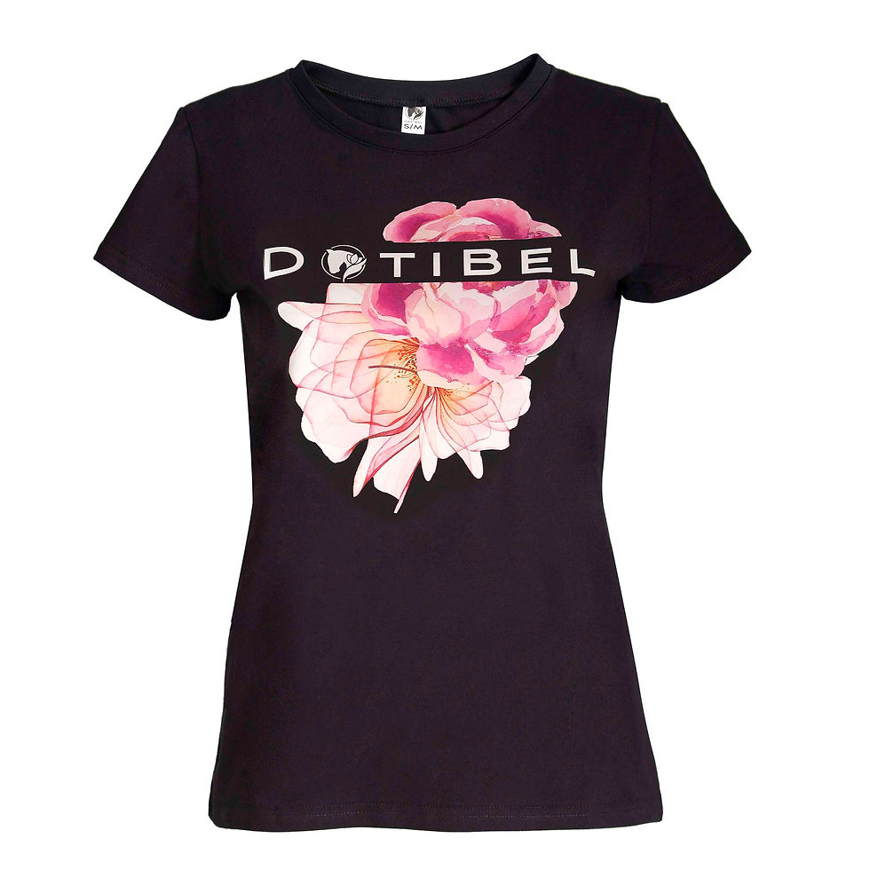 Thumbnail: DotiBel Peonies Cotton Tee