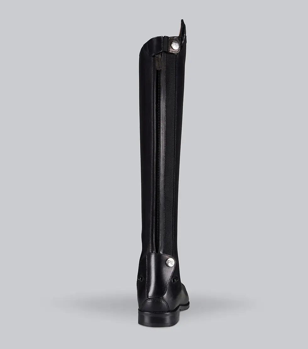 Thumbnail: PEI Astra Ladies Lace Front Tall Leather Riding Boots