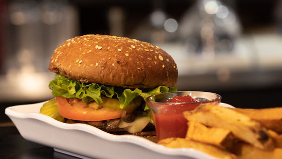 Beyond Mushroom Swiss Burger