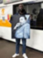 Thanks to the artist Pap Demba for the great live art showÂ