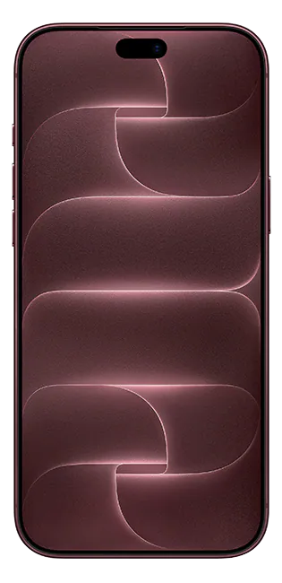 Apple iPhone 18 Pro Burgundy color, screen view