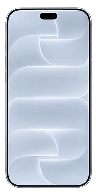 Apple iPhone 18 Pro Silver color, Front screen view