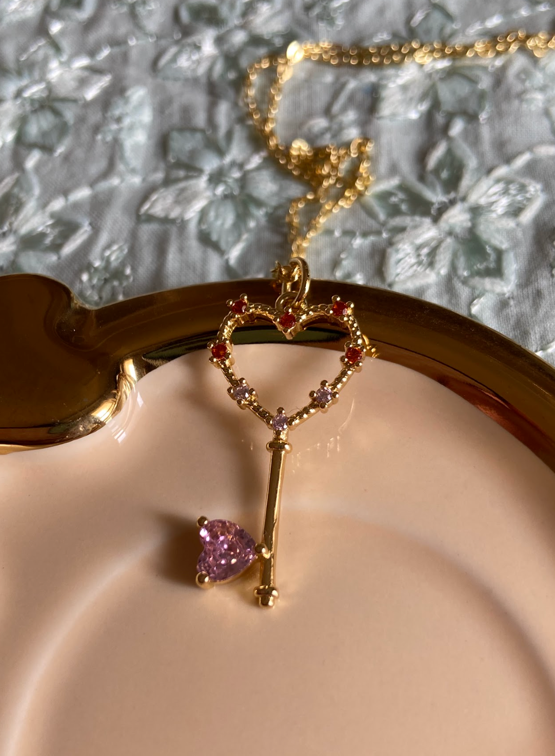 Heart's Key Pendant