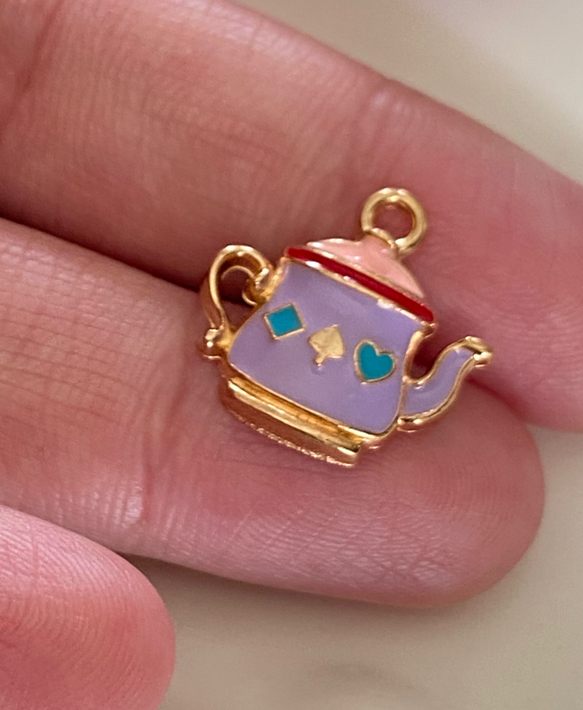 Lilac Teapot Charm