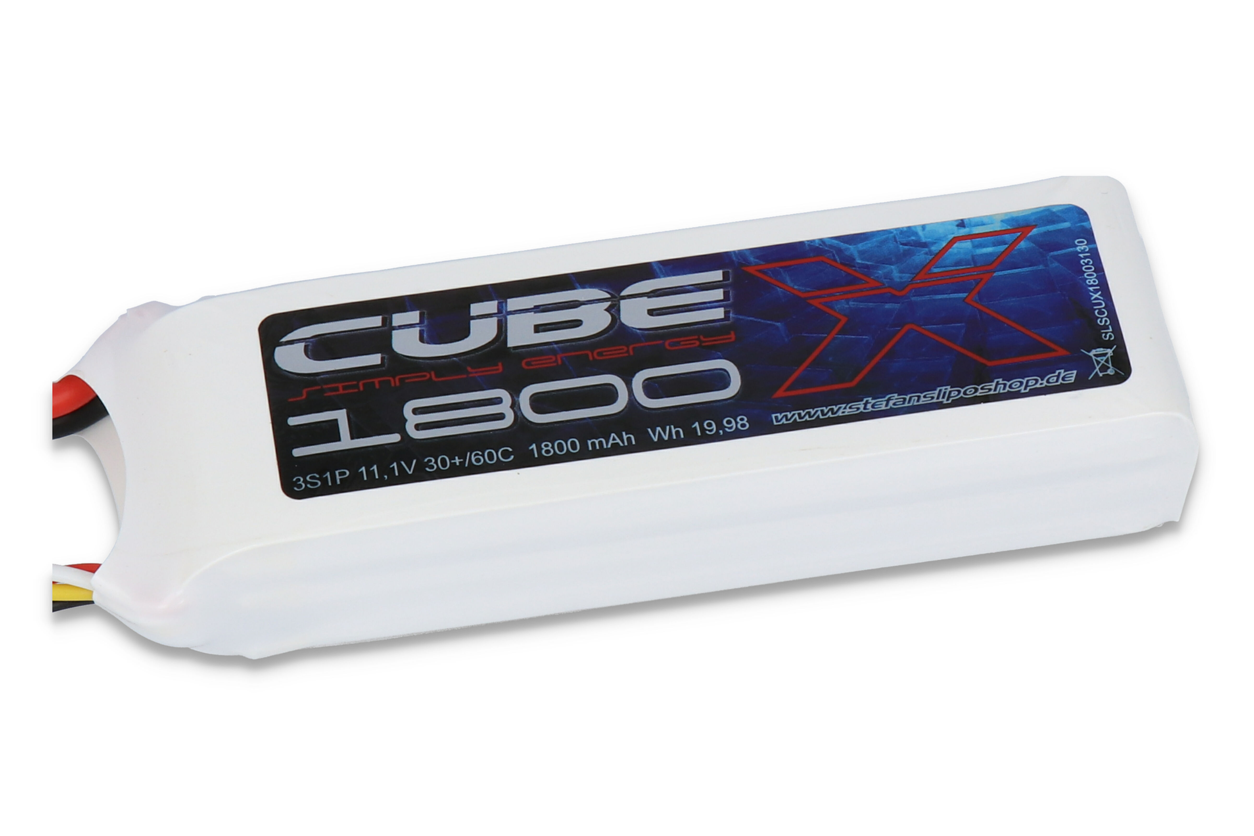 SLS X.CUBE 1800mAh 3S1P 11.1V 30C/60C