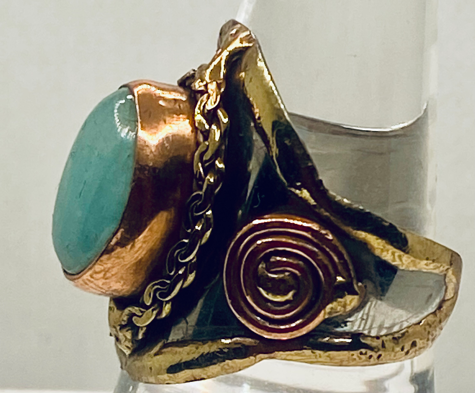 Thumbnail: Turquoise Cuff ring