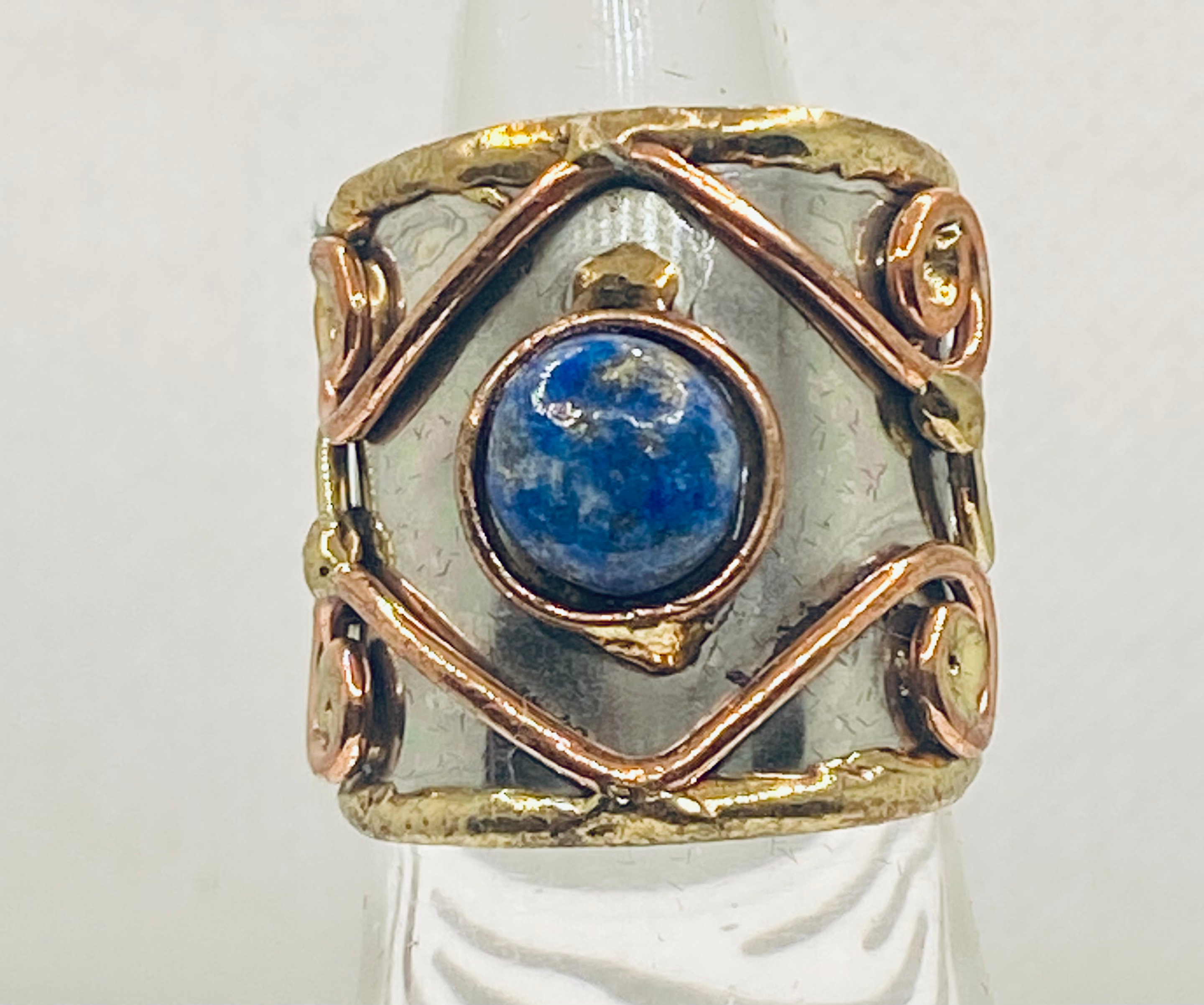 Lapis Lazuli Cuff Ring