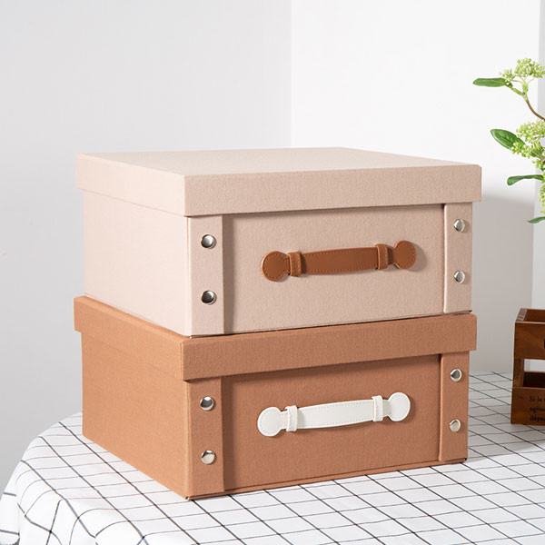Linen Foldable Storage Box