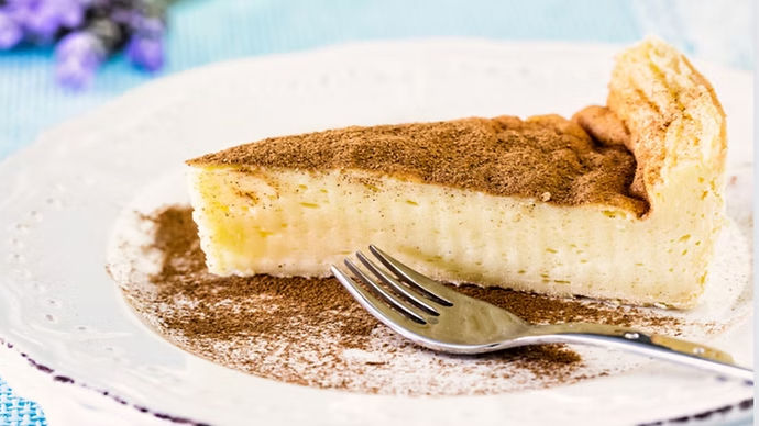 South African Milk Tart Cheesecake