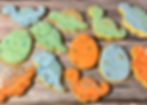 dinosaur cookies for 1st birthday
