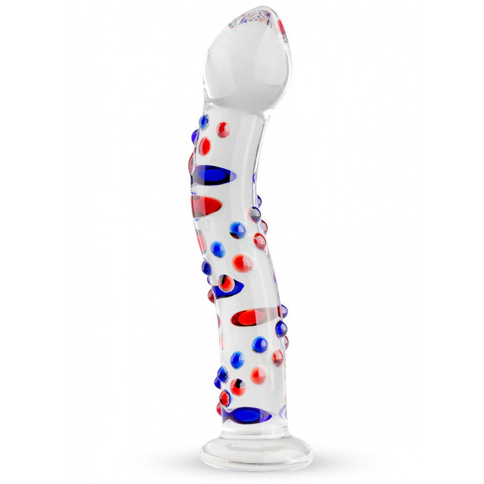 DILDO EN VERRE COLORÉ NO.03