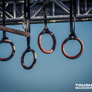 Tough mudder hanging rings